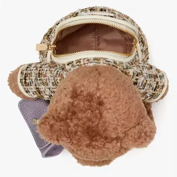 NWT- Kate Spade Oh What Fun 3D Teddy Bear Crossbody